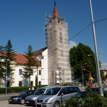 Kostol Vranov n./T.Medená strecha